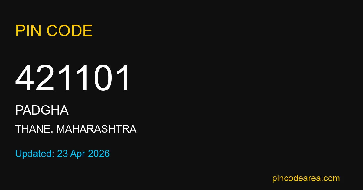 421101 Pin Code Thane Maharashtra